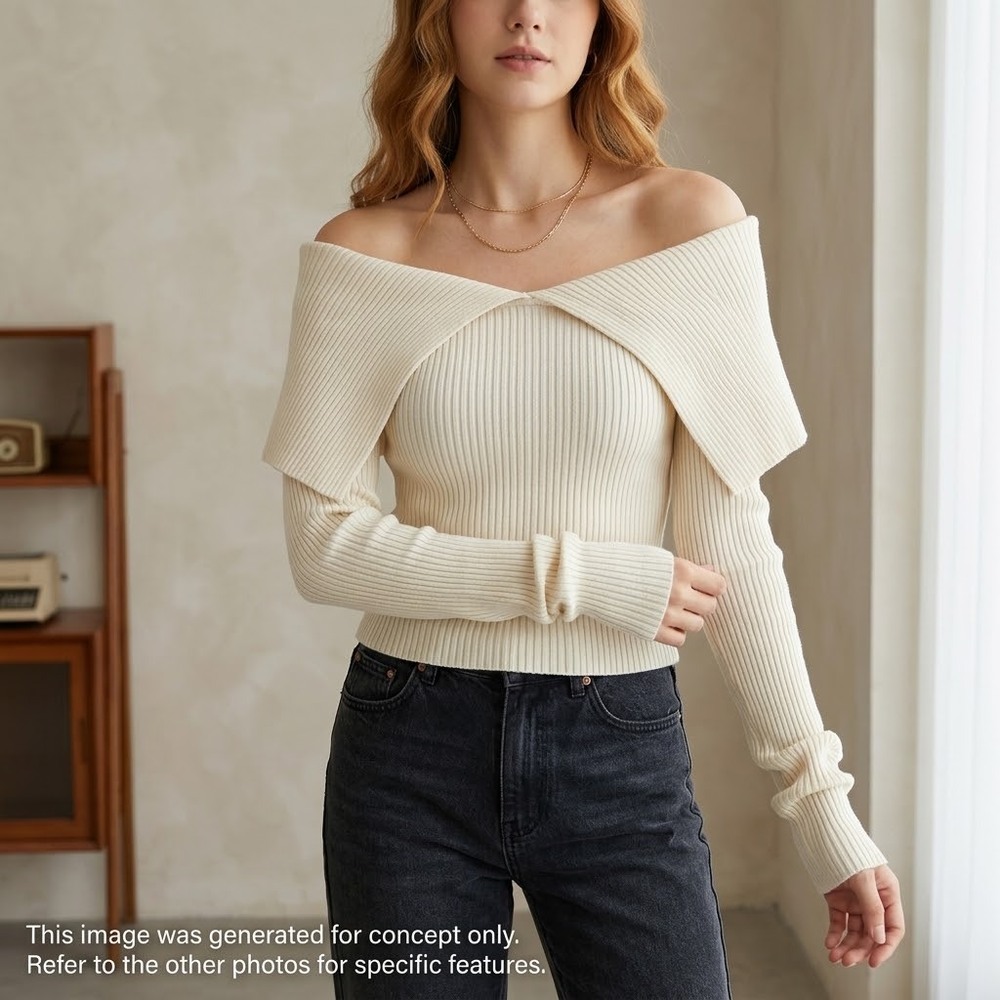 Unused ZARA Stretchy & Flowy Sweater - Small